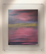 "Witnessing of the longing" autorski obraz akrylowy z sygnaturą i cert.