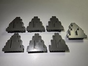 KLOCKI LEGO 7 X ŚCIANY ZAMKU CASTLE ZAMEK RYCERZE PIRACI SKAŁA