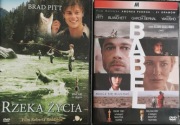 RZEKA ŻYCIA , BABEL - 2 filmy DVD z Bradem Pitt  OKAZJA !!!