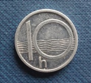 Moneta CZESKA REPUBLIKA 10 Halerzy 1993