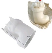 BUT ŚW. MIKOŁAJA Bożonarodzeniowa forma silikonowa 10.2*7*6 do Świec Mydła 