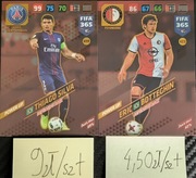 PANINI FIFA 365 2018 POWER UP DEFENSIVE ROCK SILVA BOTTEGHIN 419 423