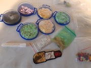 Cekiny koraliki taśmy cyrkonie rękodzieło mix zestaw