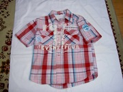 NEXT WSPANIAŁA KOSZULA z krótk. rękaw. MODNA R.128