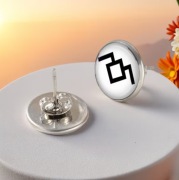 Kolczyki Twin Peaks – Black Lodge Symbol  | TV | Serial | Horror | Thriller