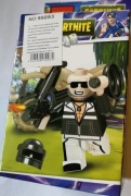 klocki fortnite figurka + broń + motor wojna walka war z gry gra