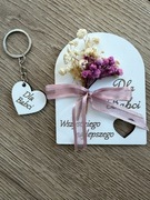 Drewniana tabliczka z życzeniami na Dzień Babci i Dziadka