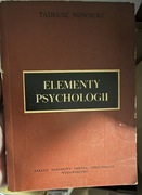 Elementy psychologii Tadeusz Nowacki