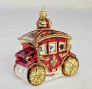 Bombka choinkowa Karoca  kareta szklane bombki kształtki  