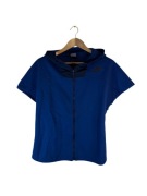 Bluza z krótkim rękawem i kapturem Nike niebieska l