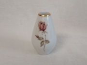 Miniaturowy wazon KPM Krister Germany z motywem róży
