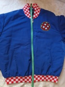 (Unikat)Cienka kurtka Chorwacja-Futbol.Modric 10.Kibic.Odzież.Euro 96.Retro