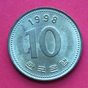 10  Won   1998  r -      Korea Południowa   