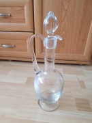 Duży dzbanek butelka na ocet oliwę olej szklana z korkiem 0,9-1 L