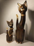 Figurki kota. 50cm, 30cm.