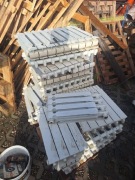 Grzejniki aluminiowe z demontażu ok 100 zeberek