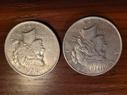 zestaw DWÓCH srebrnych ORYGINALNYCH  monet dolar pokoju 1922   /8/