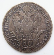 Franciszek II . 10 krajcarów 1815  r.B - Kremnica  