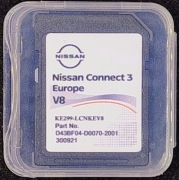Aktualizacja map Nissan Connect 3 LCN3V8 2023 EU