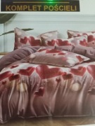 Komplet pościeli satyna bawełniana 3 częściowa 160/200cm łódź 