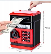 OKAZJA!!! NA PEZENT! SKARBONKA SEJF PIN EFEKT DŹWIĘKOWY WIELOKROTNE UŻYCIE