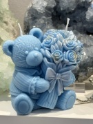 Duża Świeca  sojowa naturalna zapachowa śliczny miś