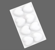 Forma silikonowa w kształcie serca (do deserów i do świeczek )