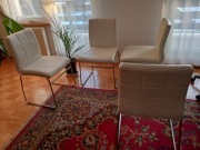 Komplet 4 nowoczesnych krzeseł 