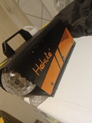 Maszyna do dymu HAKUTA 600 W z kulą dyskotekową LED RGB, sprysk 2300 CFM.