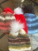 CZAPKI ROBIONE NA SZYDEŁKU