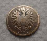Niemcy Wilhelm I Hohenzollern 2 pfennig fenigi 1875 B Hannover KM# 2
