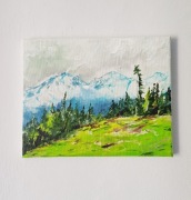 Ręcznie malowany obraz akrylowy - Joanna