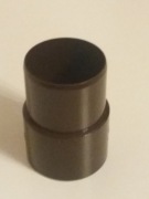 Rynny Karolina złączka rury spust. 100 brąz PCV