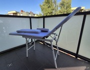 Przenośny składany fotel kosmetyczny używany brwi rzęsy, masaż 