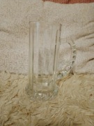 kufel szklany do piwa  1990r