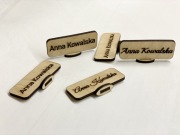 Personalizowana DREWNIANA WINIETKA stojąca imię i nazwisko personalizowane