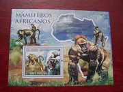 Wyspy Świętego Tomasza 2010 MNH Fauna Zwierzęta Goryl