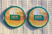 Podstawki pod piwo Lech Premium 4 szt. nowe w folii