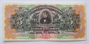 Costa Rica - 5 Colones - 1903/1917 rok
