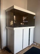 Akwarium JUWEL 350 l  białe +szafka  / akcesoria 