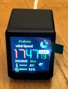 Wyświetlacz live : zegar, budzik, pogoda