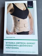 Wysoka orteza, gorset piersiowo-lędźwiowo-krzyżowa