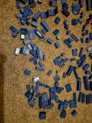 Lego 0.3 kg  mix elementów niebieskich