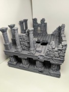 Duże ruiny 8 RPG Diorama Makieta (Zaginione Miasto)