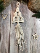 Choinki zawieszki na choinkę makrama rozmiar L