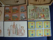 Kafelki dekoracyjne różne motywy i podkładki   