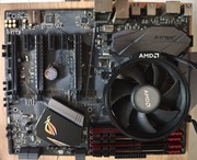 Płyta ASUS ROG Strix B350-F Gaming + Proc.AMD Ryzen5.1600 + RAM 32GB
