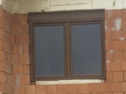 Okno dwuszybowe drutex 180x143 orzech