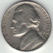 36 USA 5 centów 1969 S