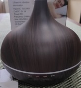 Elegancki Dyfuzor Zapachowy 3w1-Aromaterapia Nawilżanie Światło z pilotem 